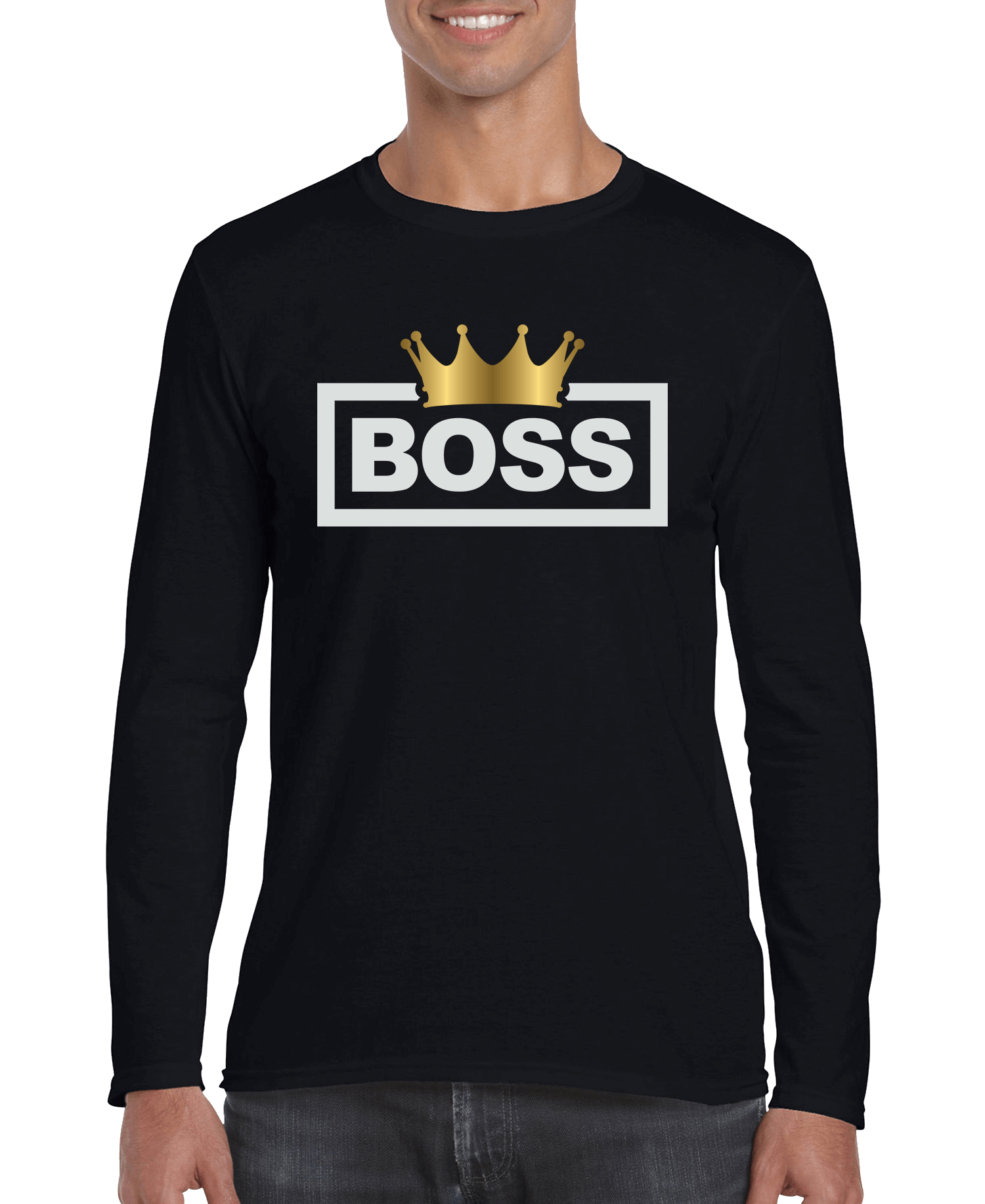 Boss Crown Men's Long Sleeve Shirt