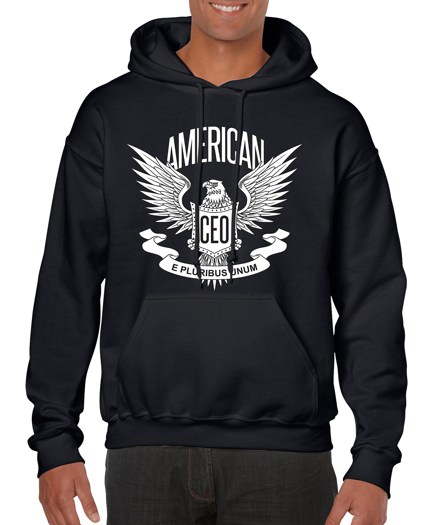 American CEO Patriotic Eagle Men’s Hoodie