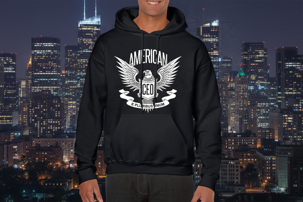 American CEO Patriotic Eagle Men’s Hoodie