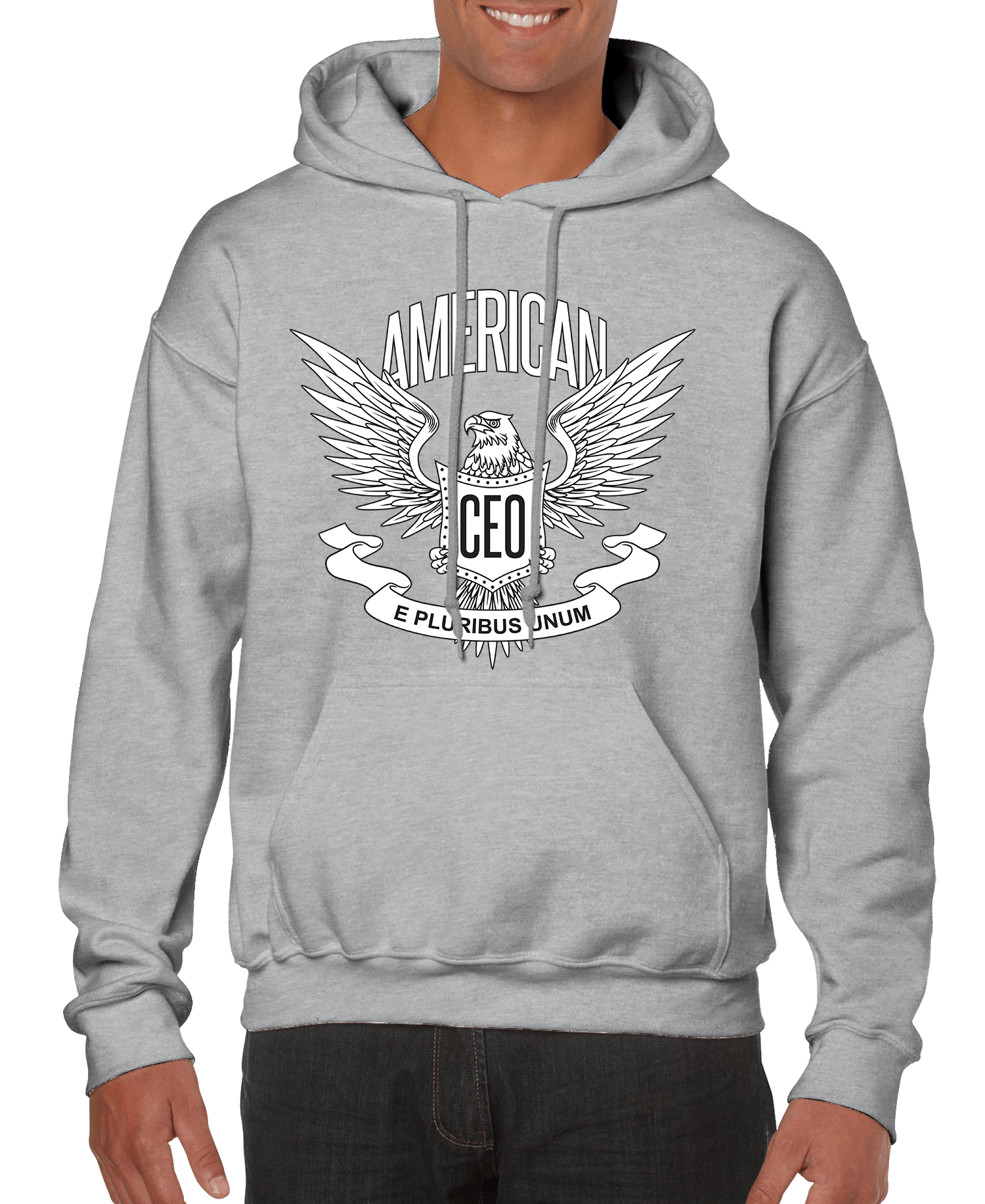 American CEO Patriotic Eagle Men’s Hoodie